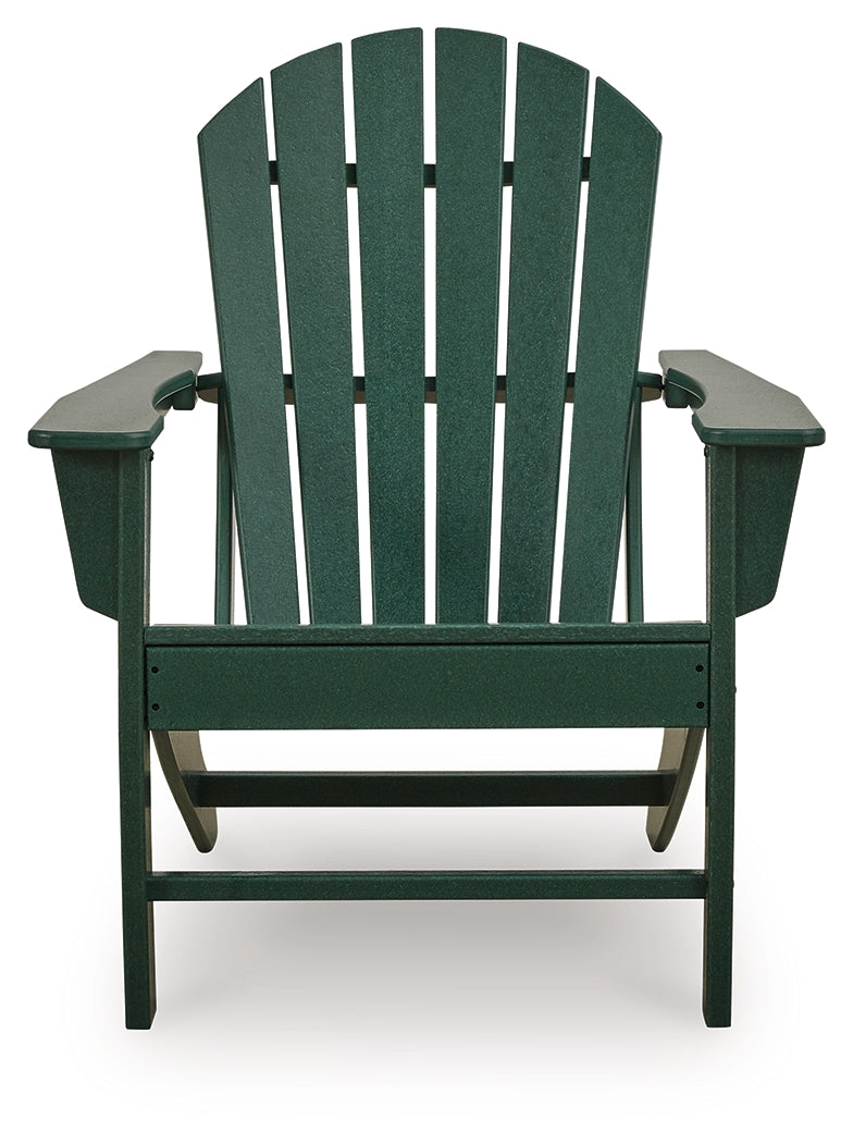 Sundown Shores Green Adirondack Chair