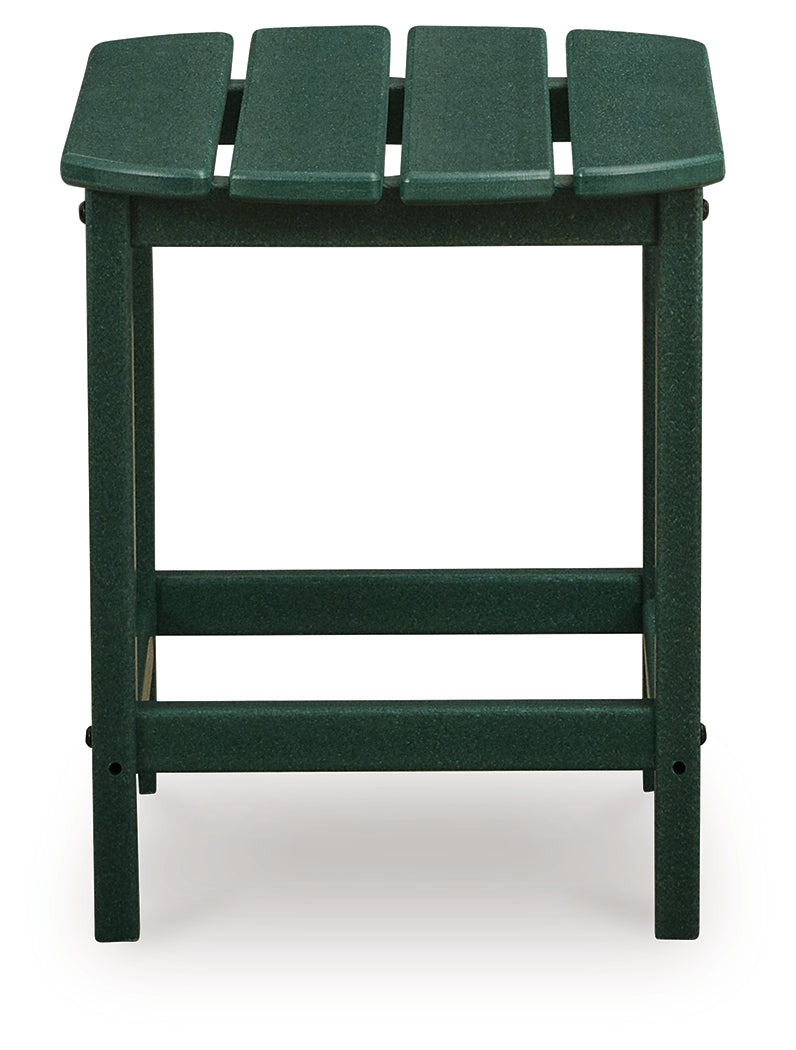 Sundown Shores Green Rectangular End Table