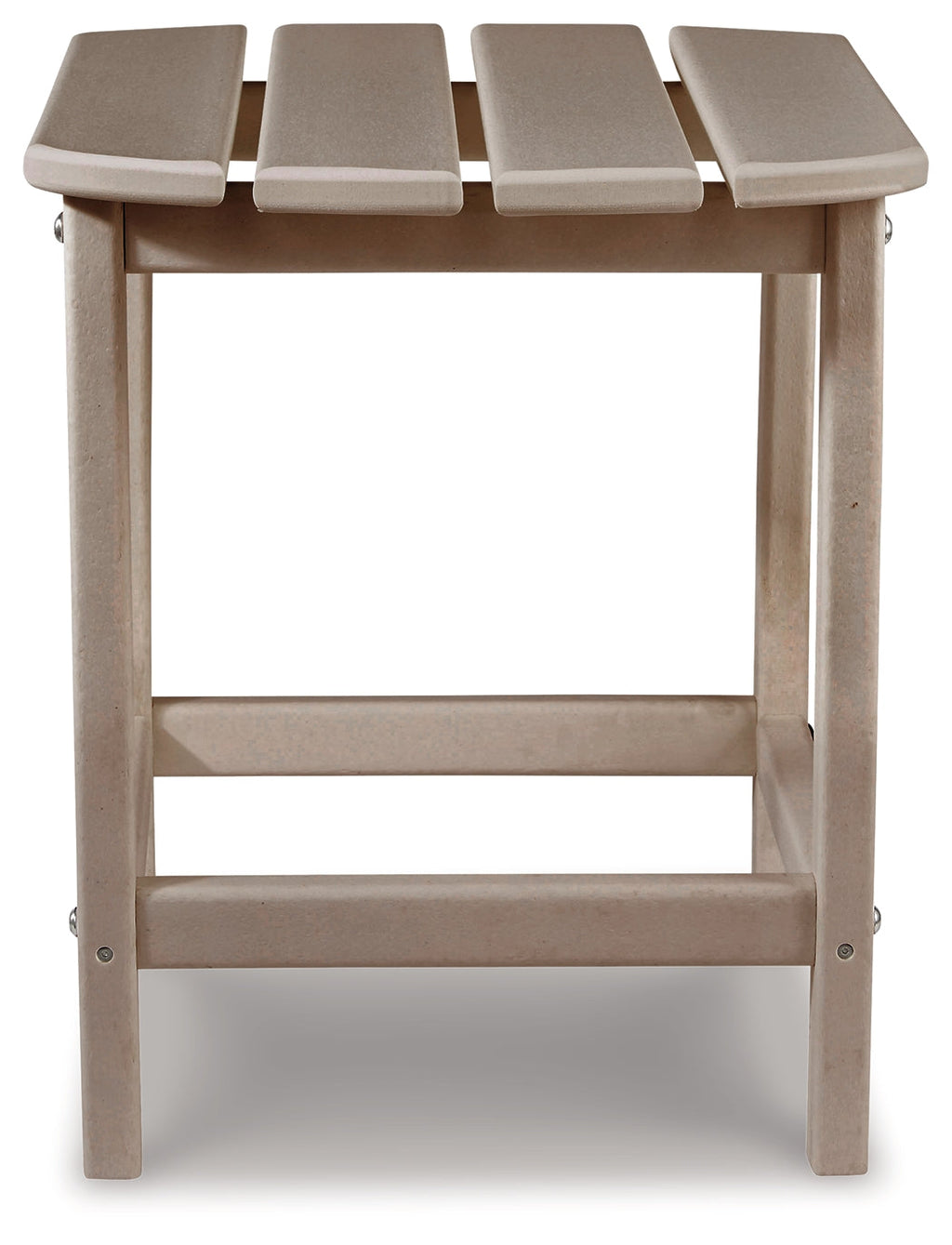 Sundown Treasure Driftwood 4 Adirondack Chairs & Outdoor End Table