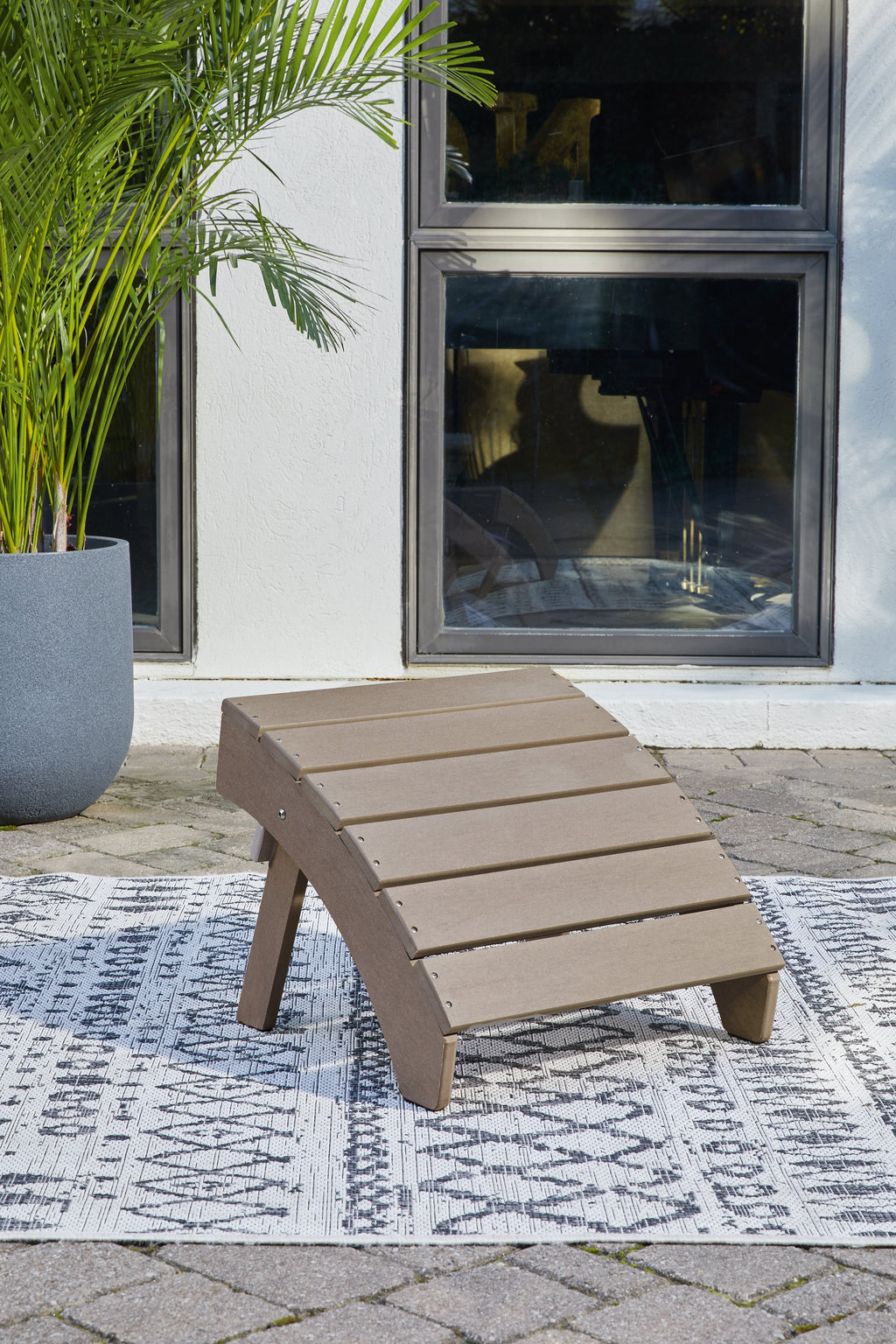 Sundown Treasure Driftwood Outdoor Ottoman