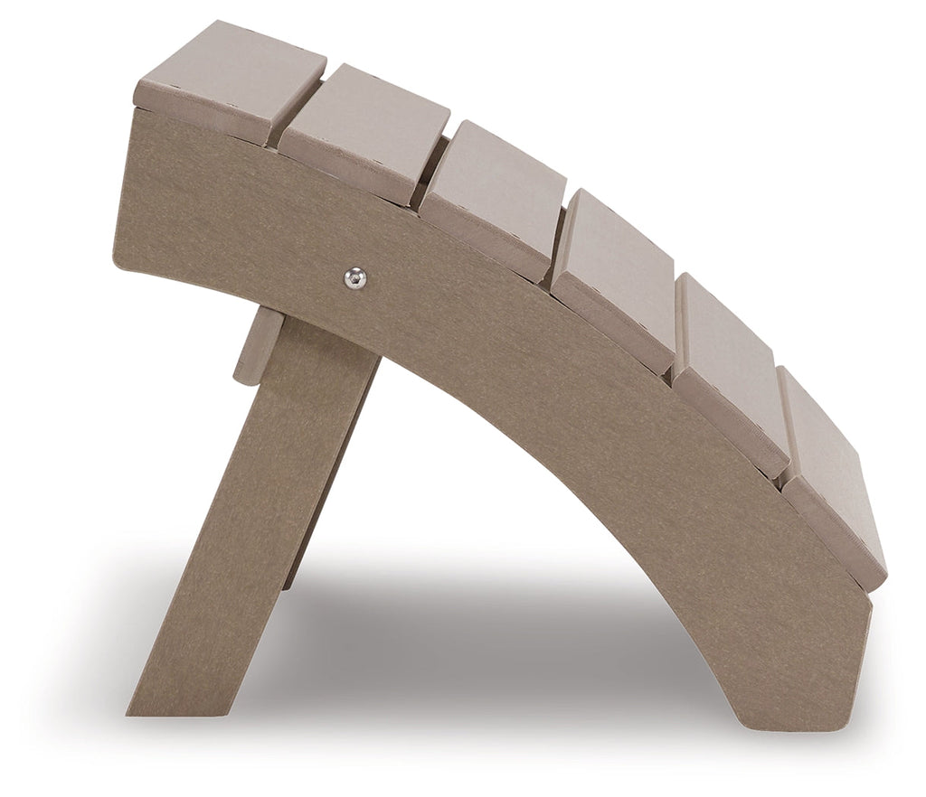 Sundown Treasure Driftwood Outdoor Ottoman