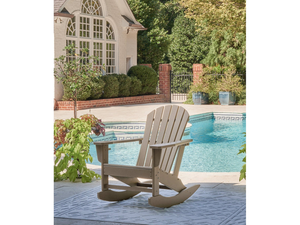 Sundown Treasure Driftwood Outdoor Rocking Chair