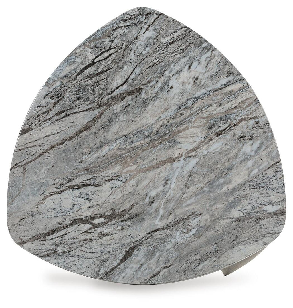 Surmour Gray/Brown Coffee Table and End Table