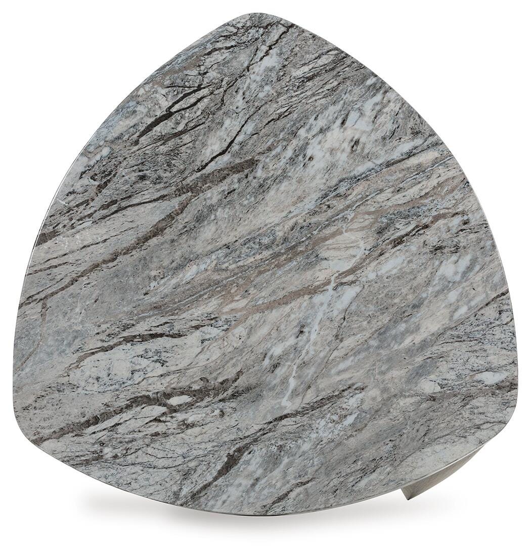 Surmour Gray/Brown Coffee Table and End Table