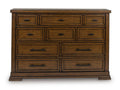 Taffenbrook Brown Dresser