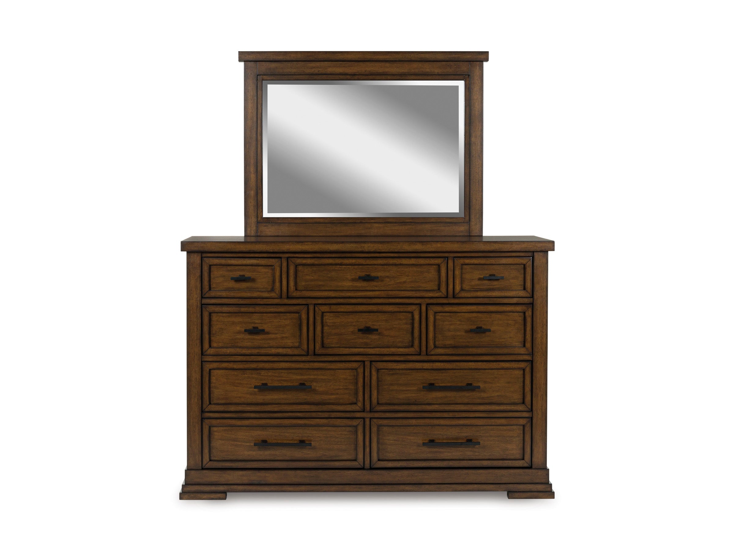 Taffenbrook Brown Dresser and Mirror