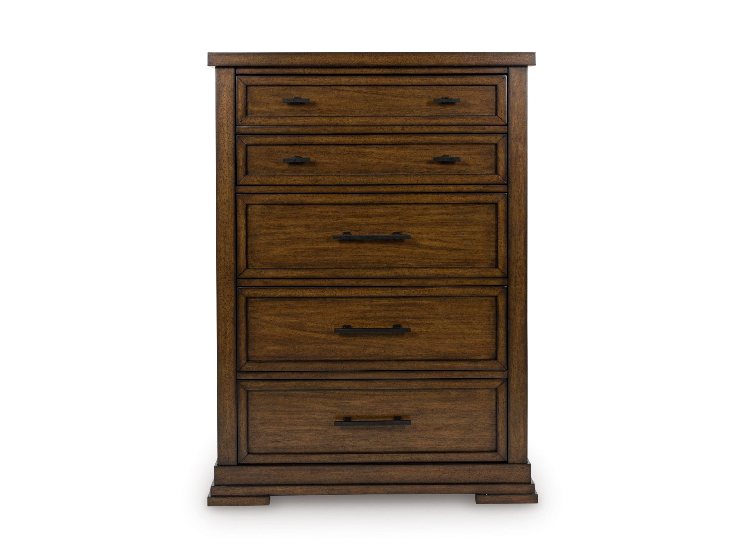 Taffenbrook Brown Five Drawer Chest