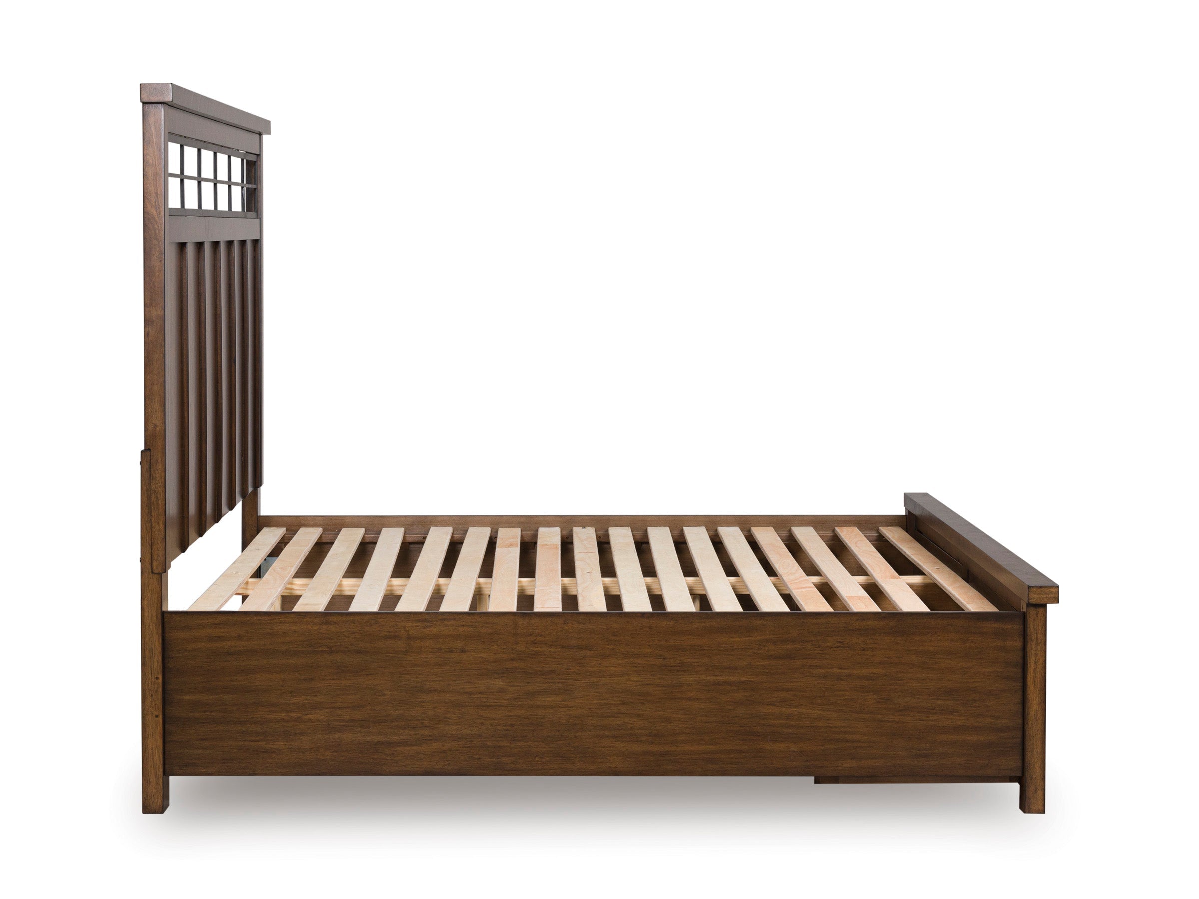 Taffenbrook Brown King Panel Storage Bed
