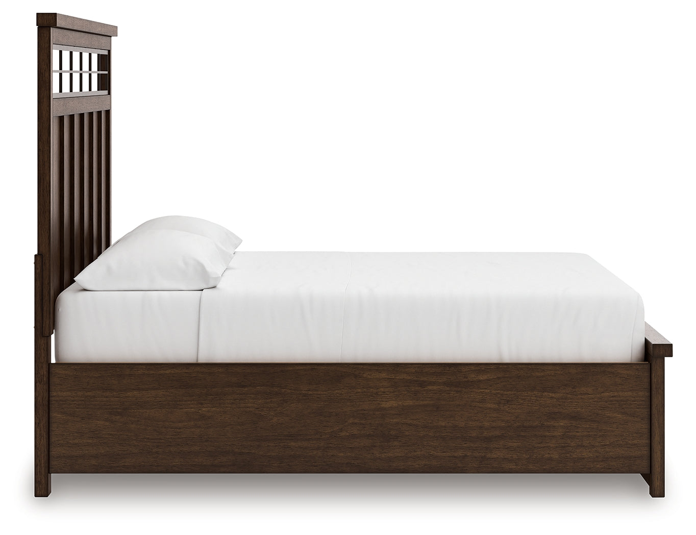 Taffenbrook Medium Brown California King Panel Storage Bed