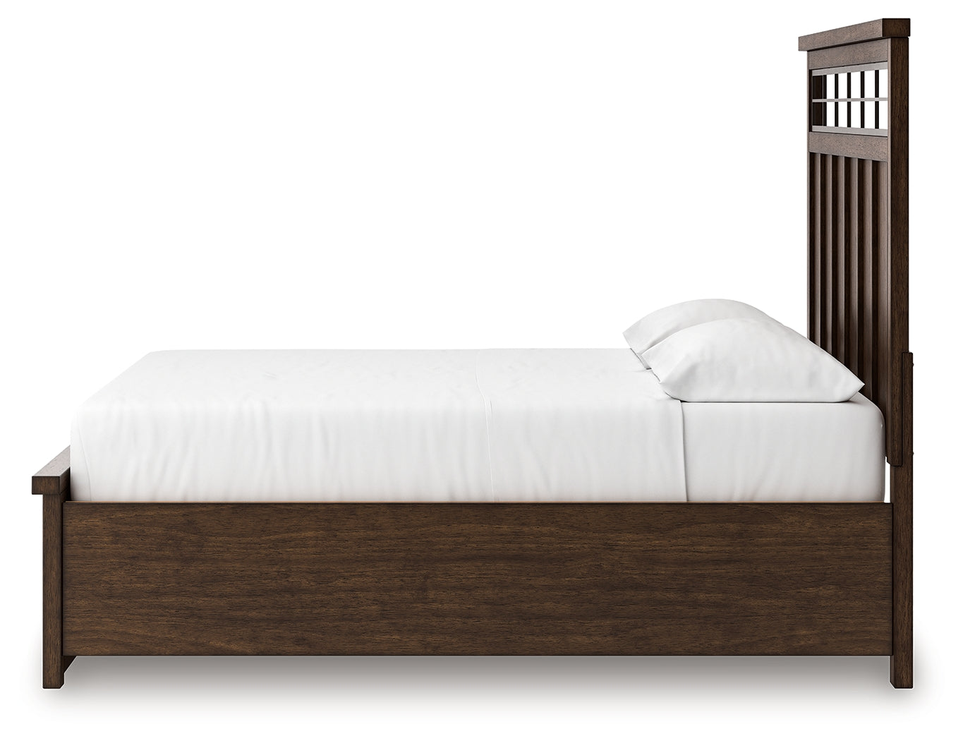 Taffenbrook Medium Brown California King Panel Storage Bed