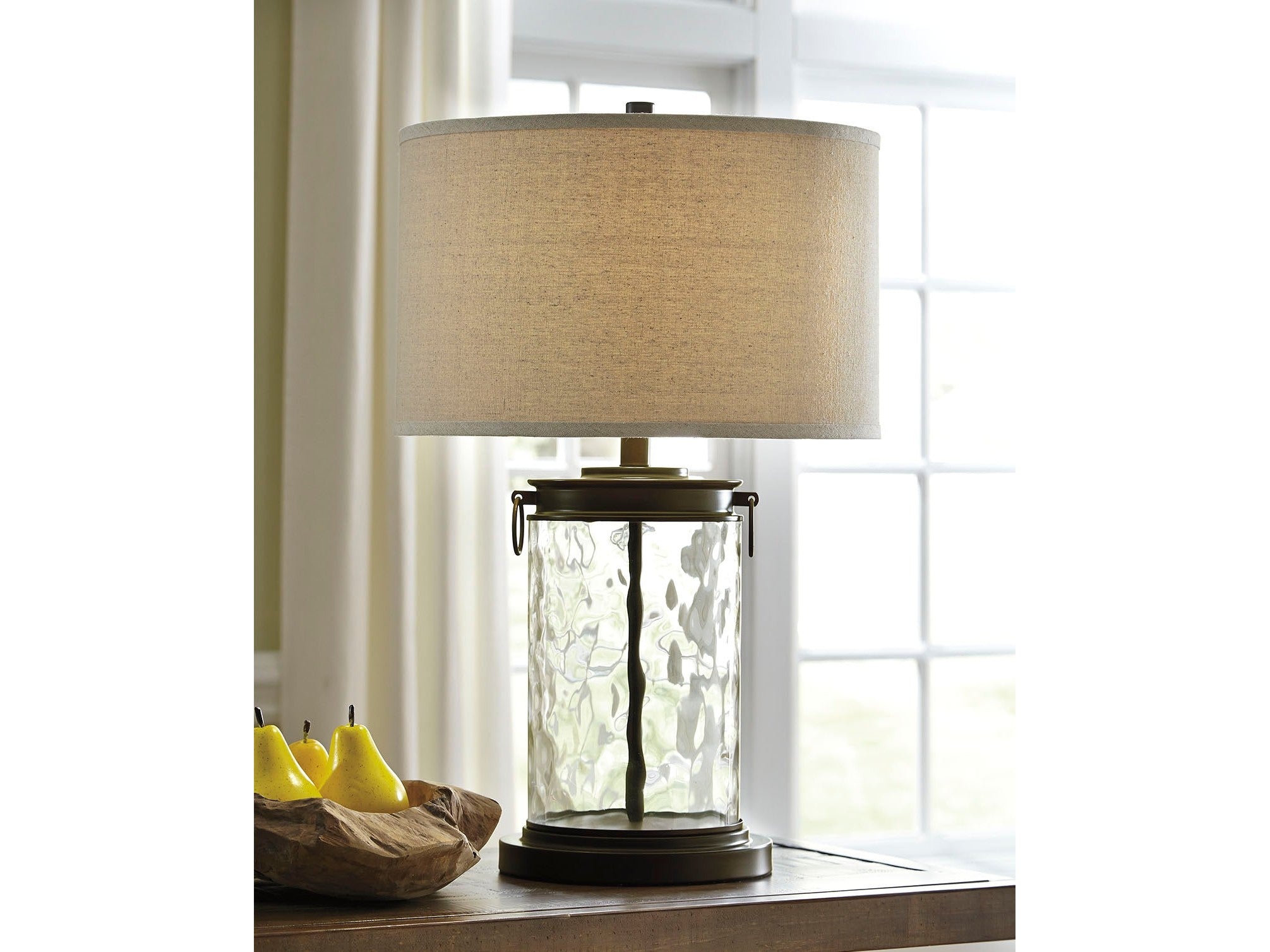 Tailynn Clear/Bronze Table Lamp (Set of 2)
