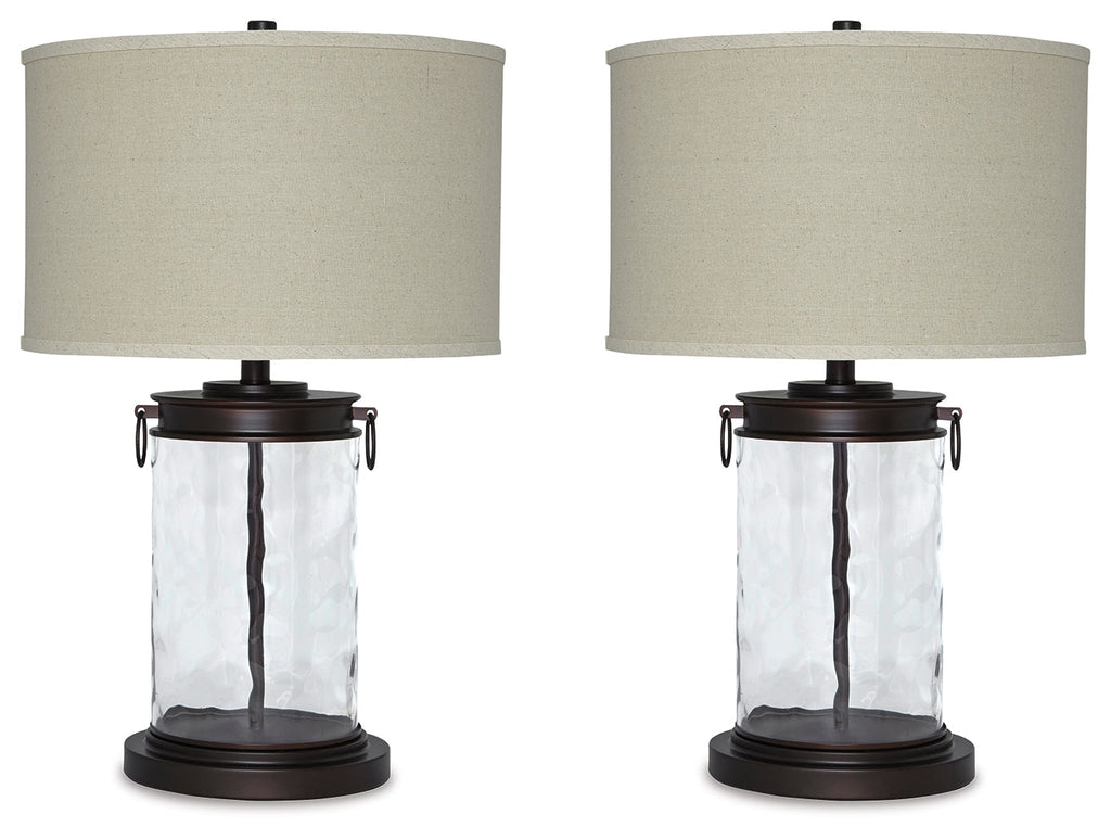 Tailynn Clear/Bronze Table Lamp (Set of 2)