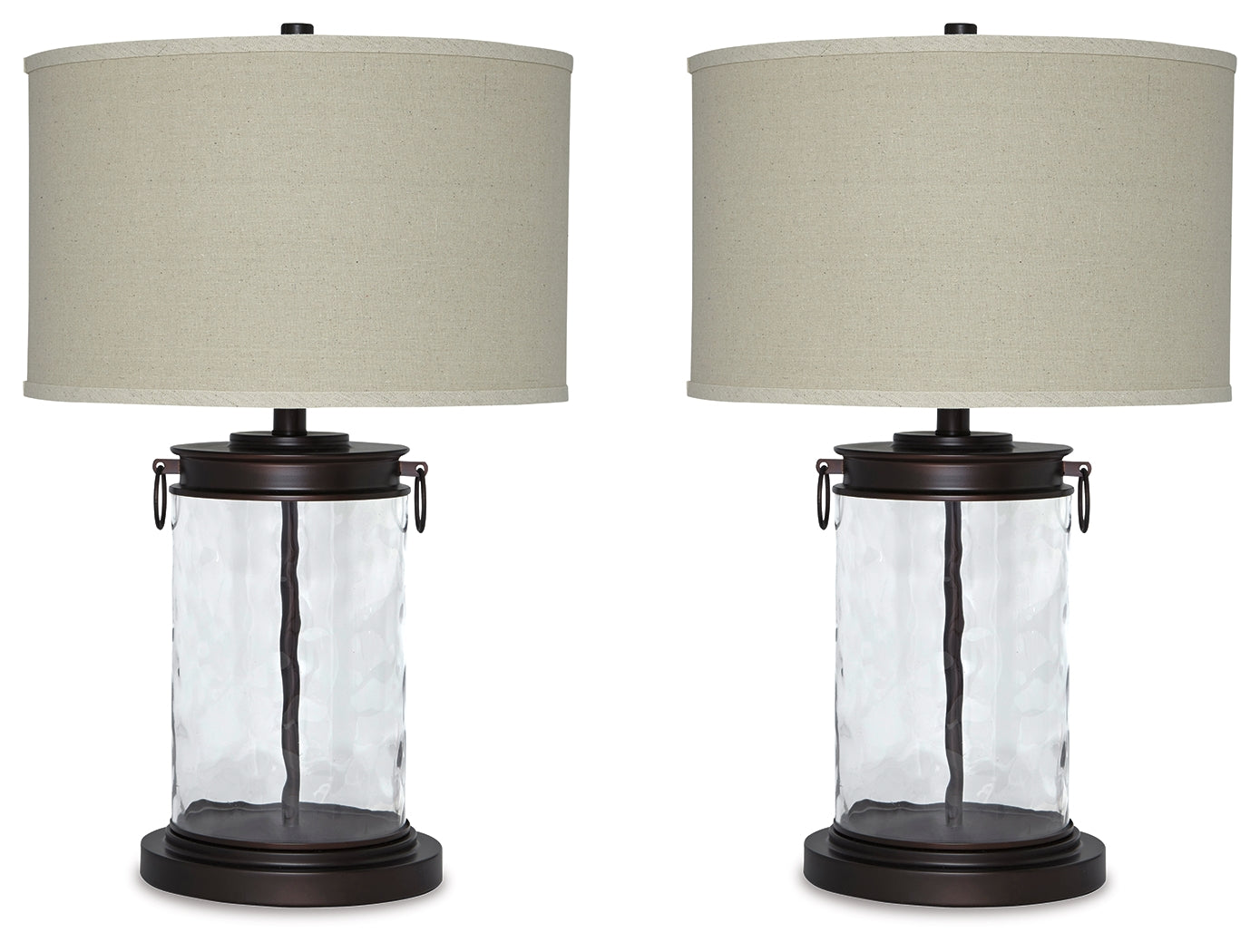 Tailynn Clear/Bronze Table Lamp (Set of 2)