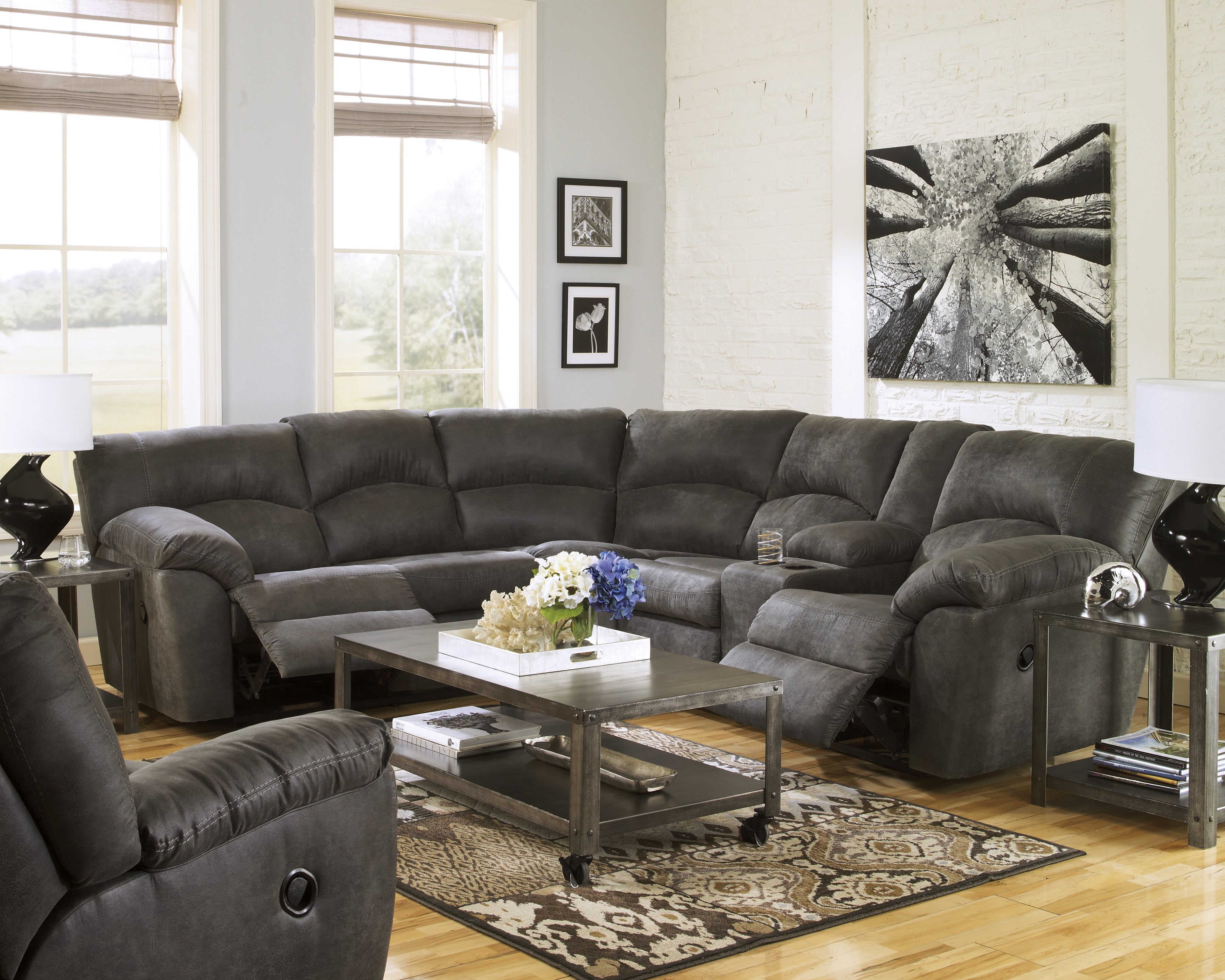Tambo Faux Leather Manual Recliner