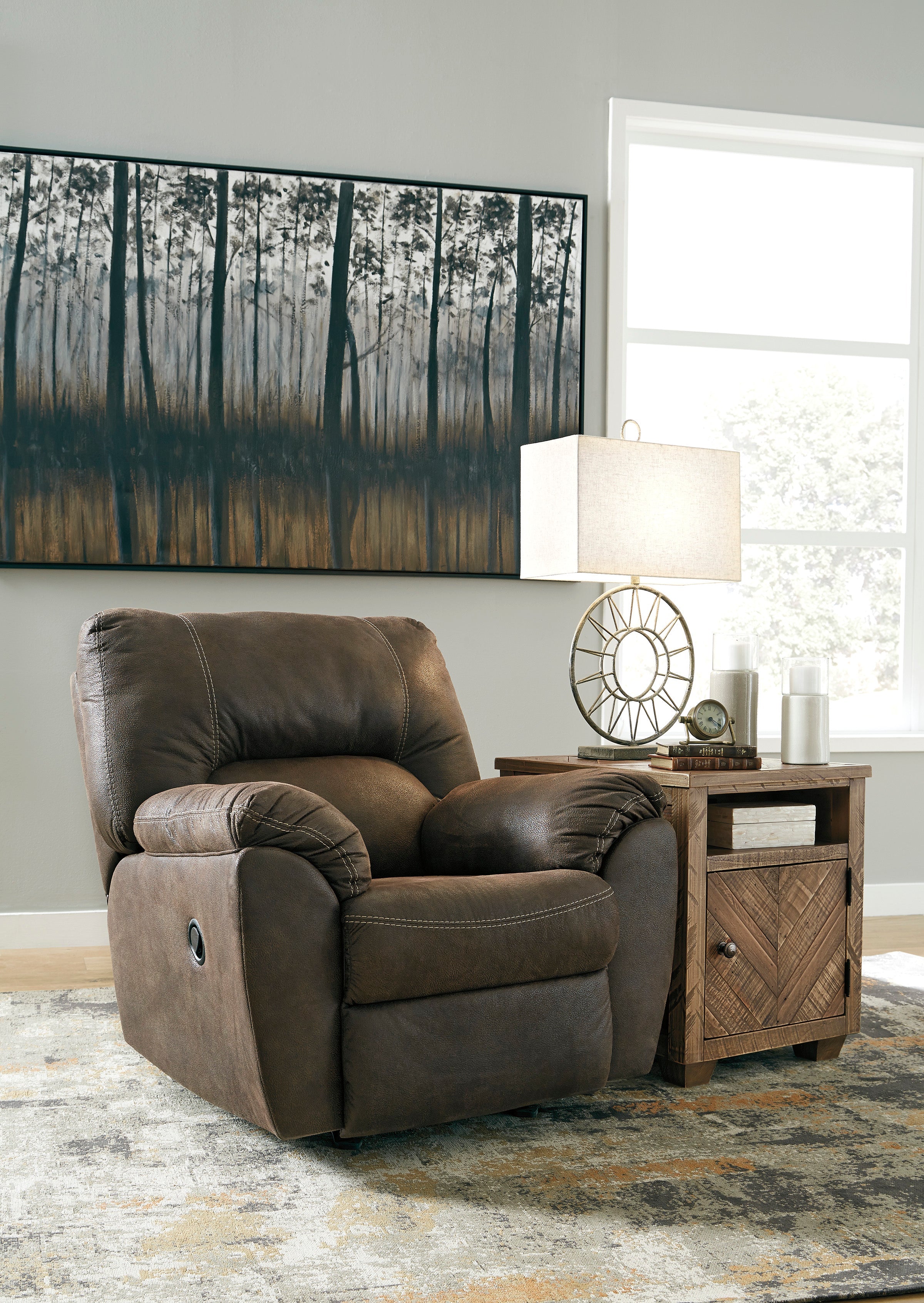 Tambo Faux Leather Manual Recliner