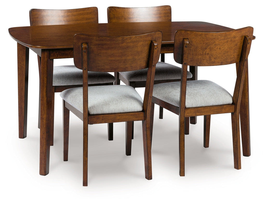 Tameride Brown Dining Room Table Set (Set of 5)