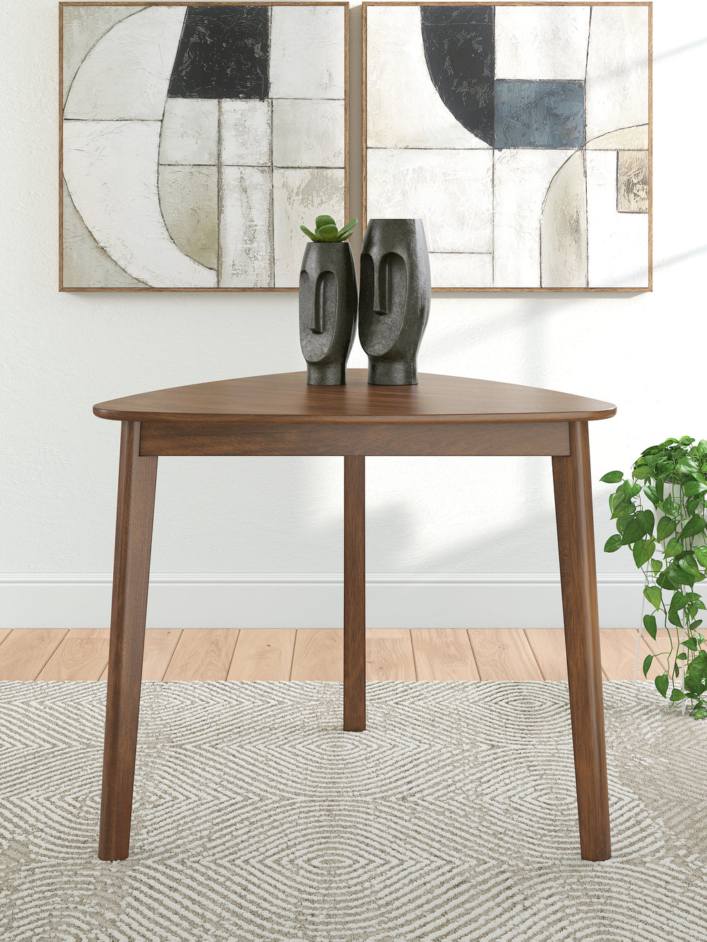 Tameride Brown Dining Table and 2 Chairs