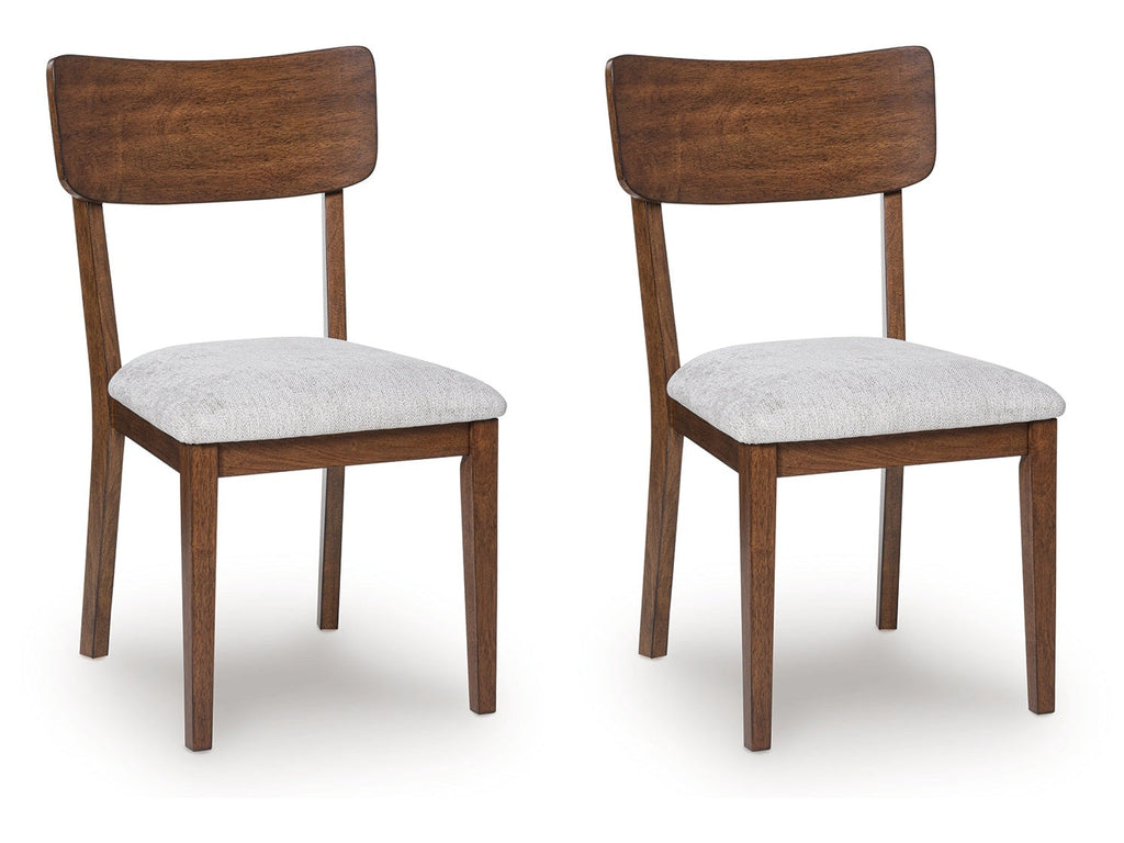 Tameride Brown Dining Upholstered Side Chair (Set of 2)