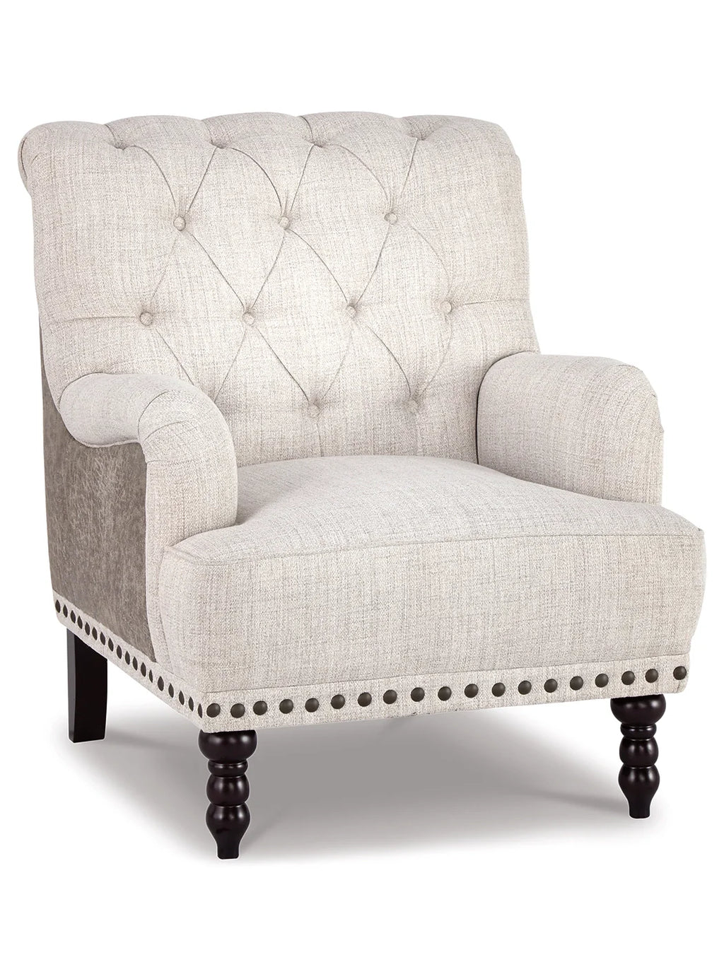 Tartonelle Ivory/Taupe Accent Chair