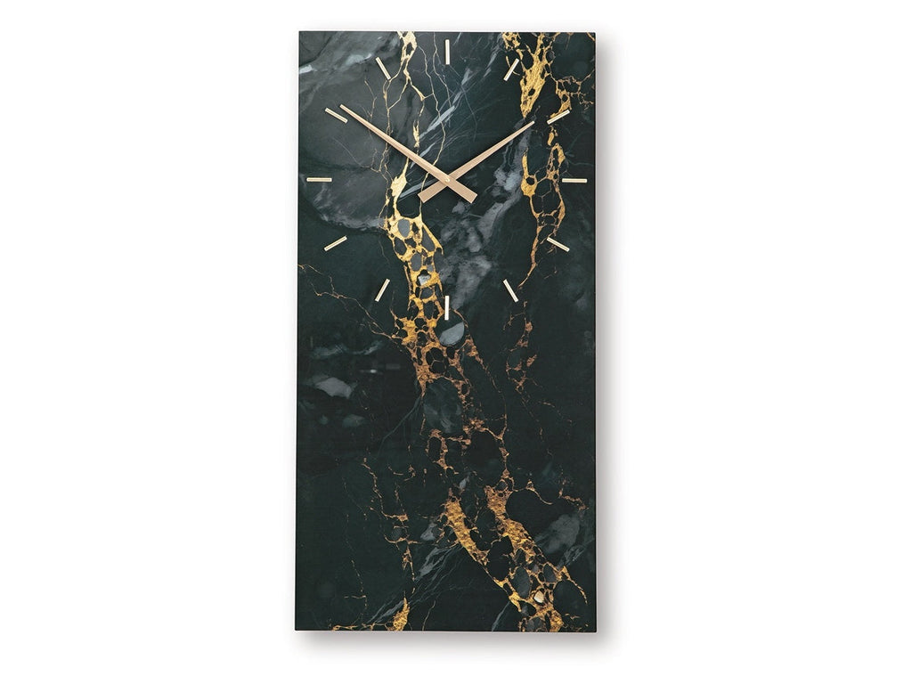 Teague Black/Gold Wall Clock