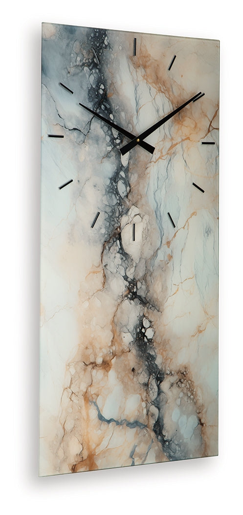 Teague Brown/Gray/Ivory Wall Clock