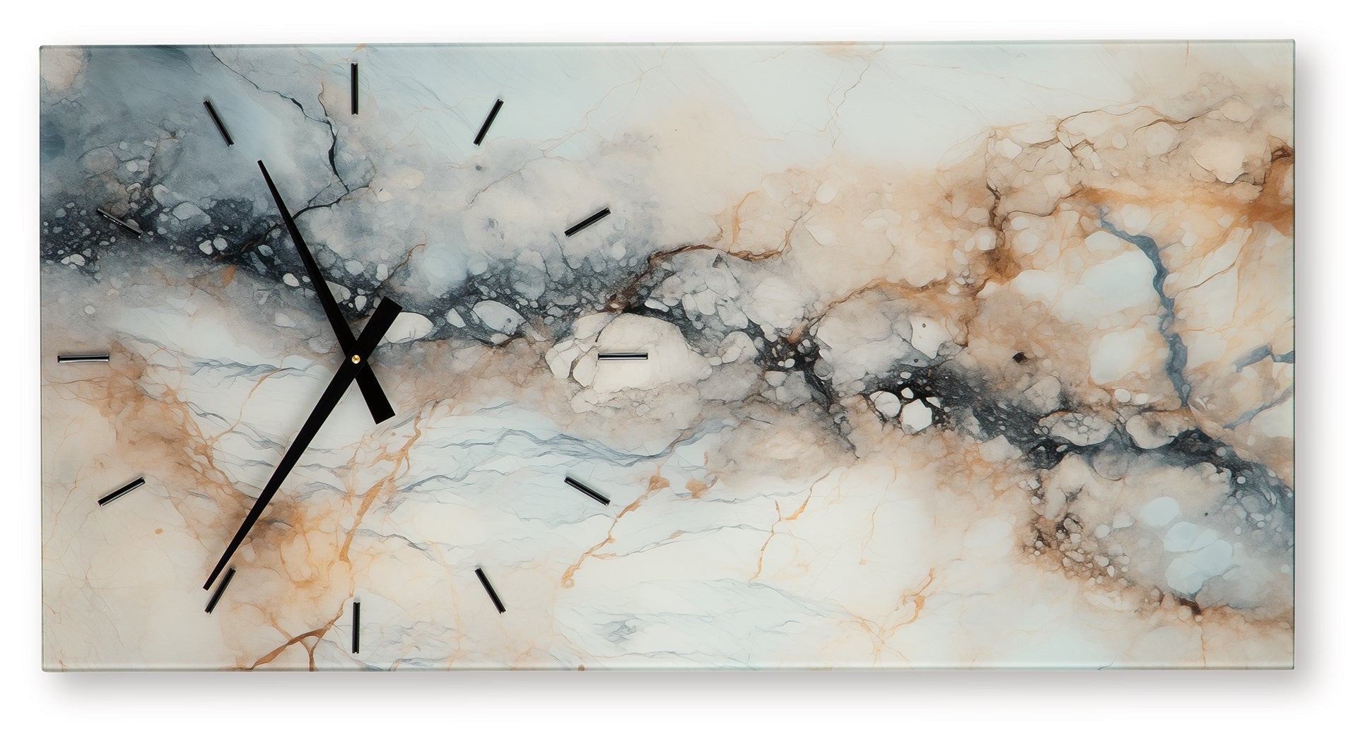 Teague Brown/Gray/Ivory Wall Clock