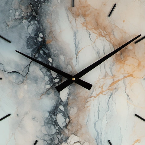 Teague Brown/Gray/Ivory Wall Clock