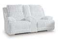 Technique Alloy Power Reclining Loveseat with Console