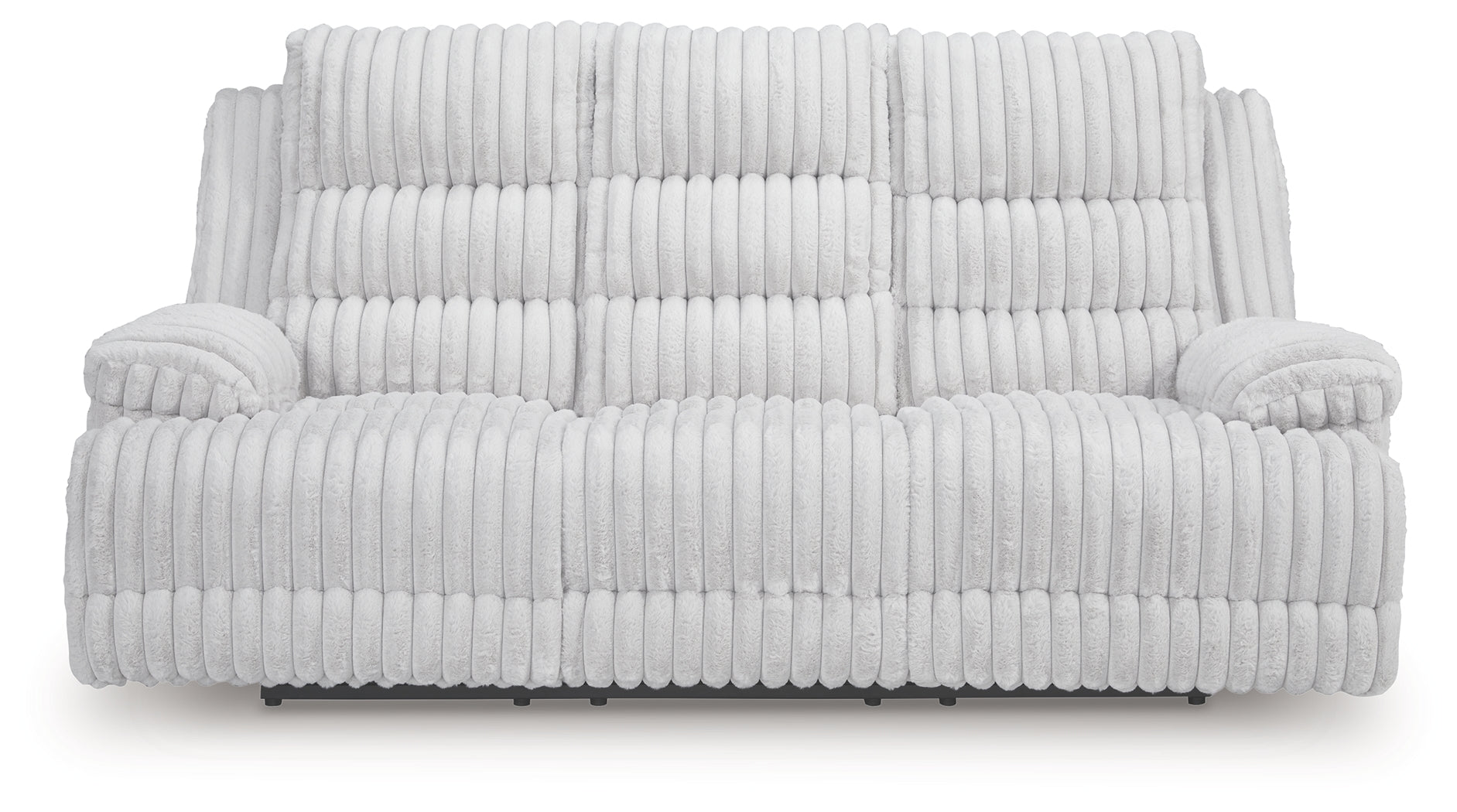 Technique Alloy Power Reclining Sofa with Drop Down Table