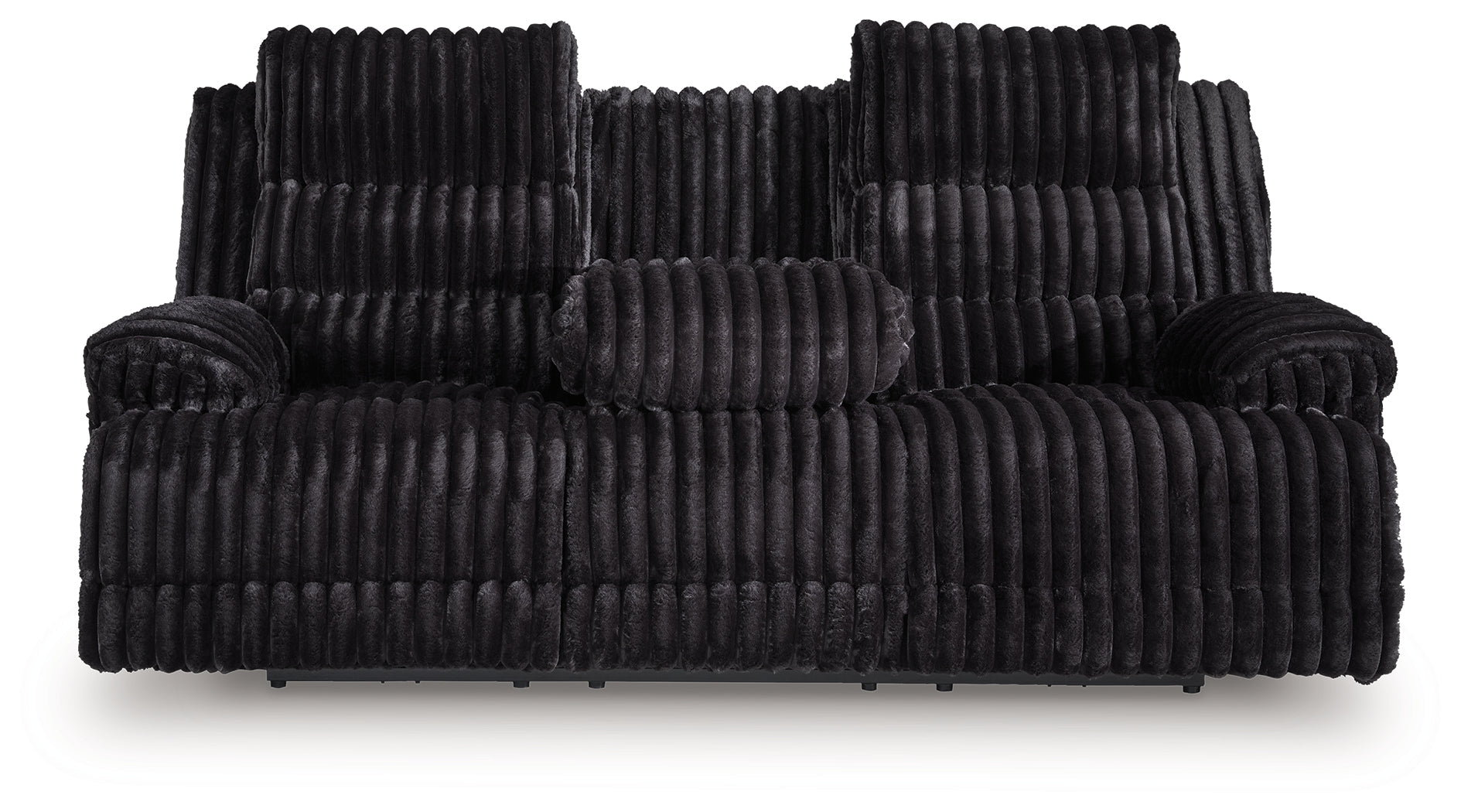 Technique Onyx Power Reclining Sofa with Drop Down Table