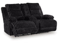 Technique Onyx Reclining Loveseat with Console