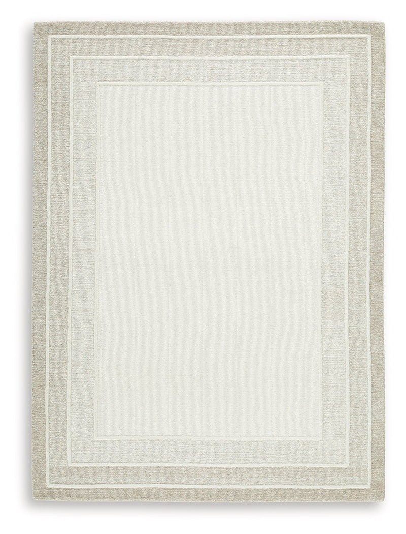 Teelgan Ivory/Tan Medium Rug