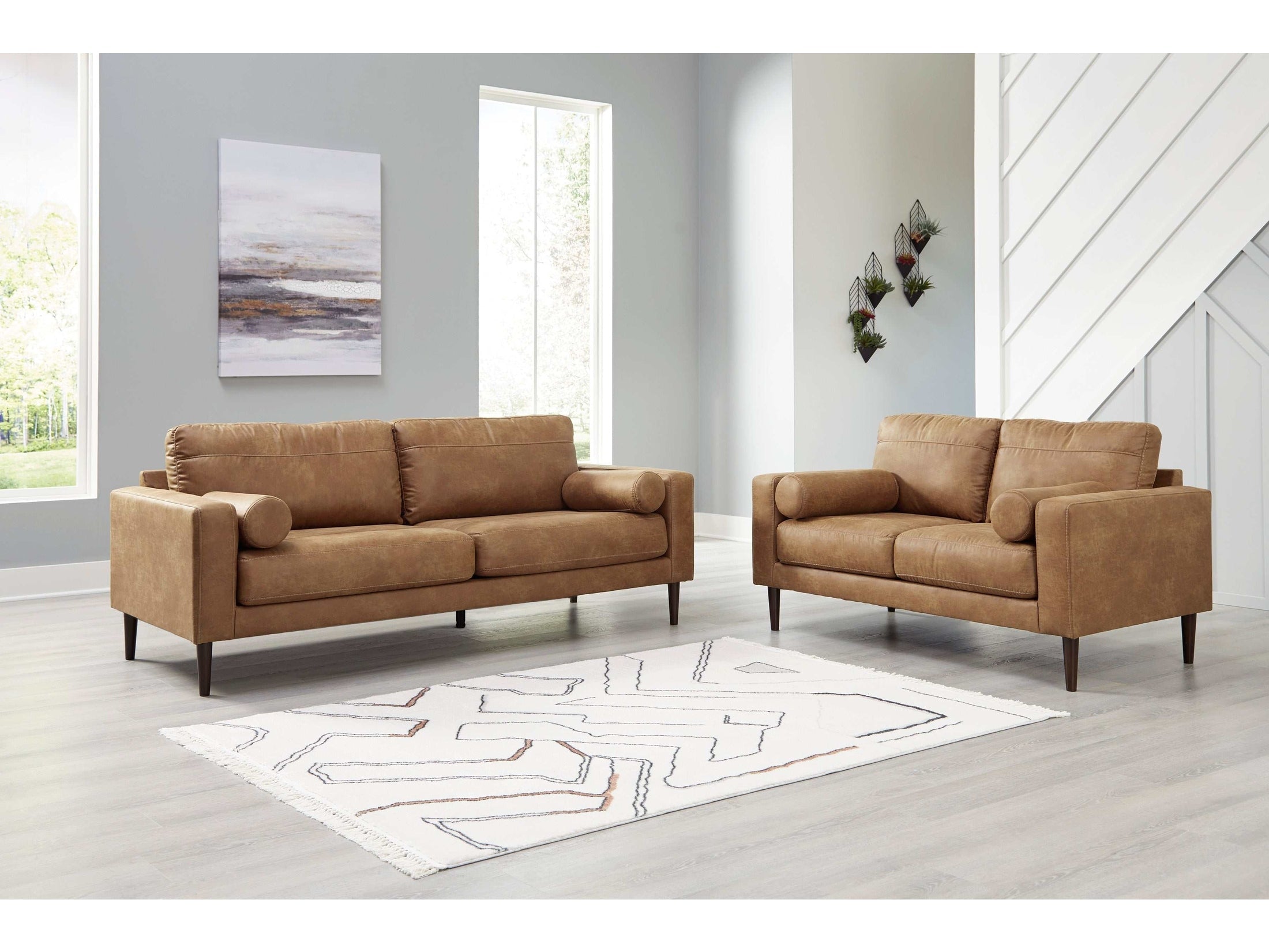 Telora Caramel Living Room Sets