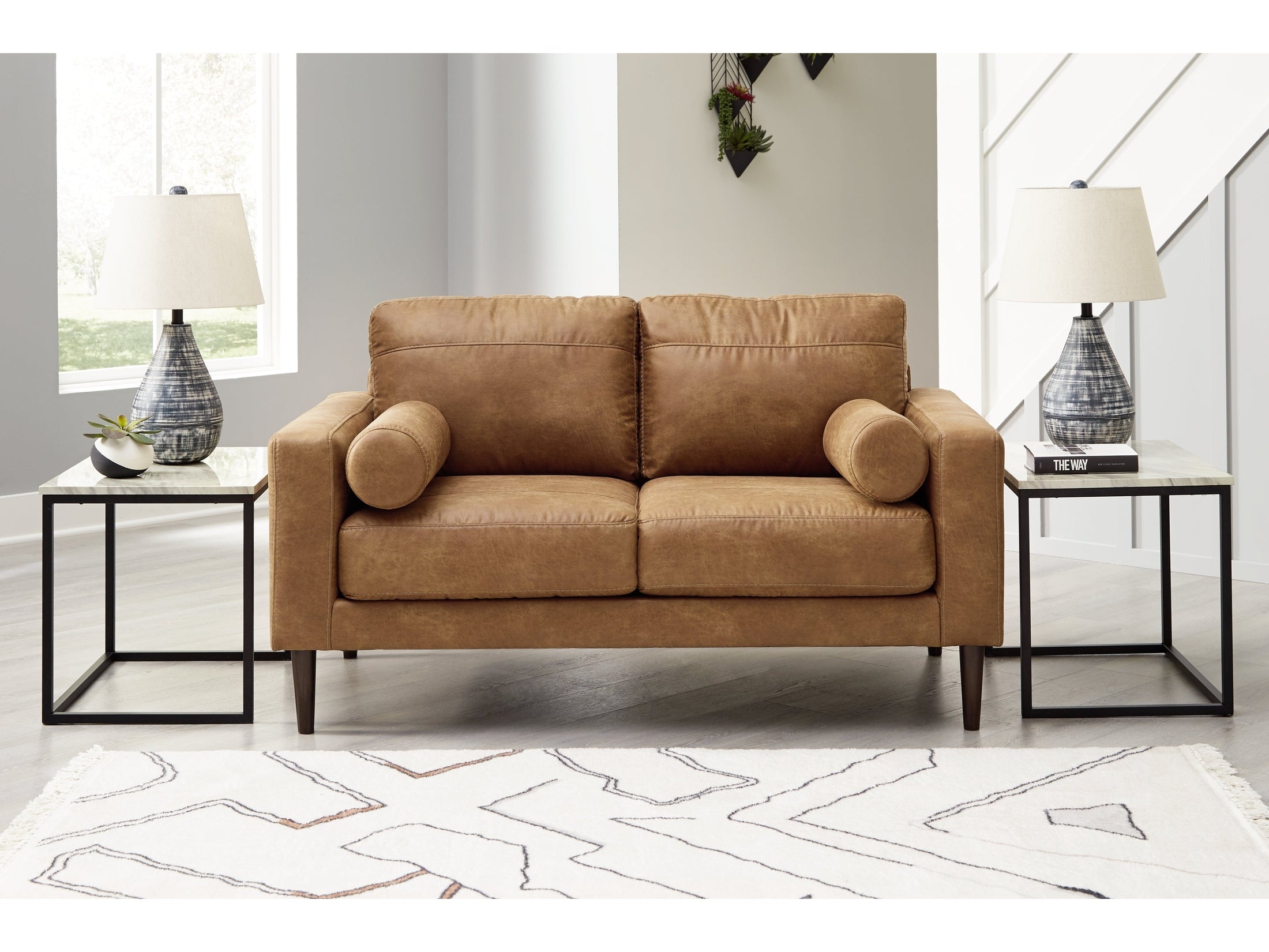 Telora Caramel Loveseat