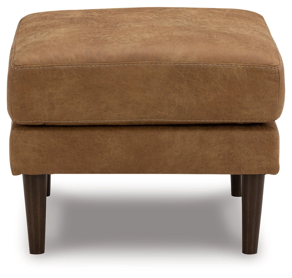 Telora Caramel Sofa, Loveseat, Chair and Ottoman