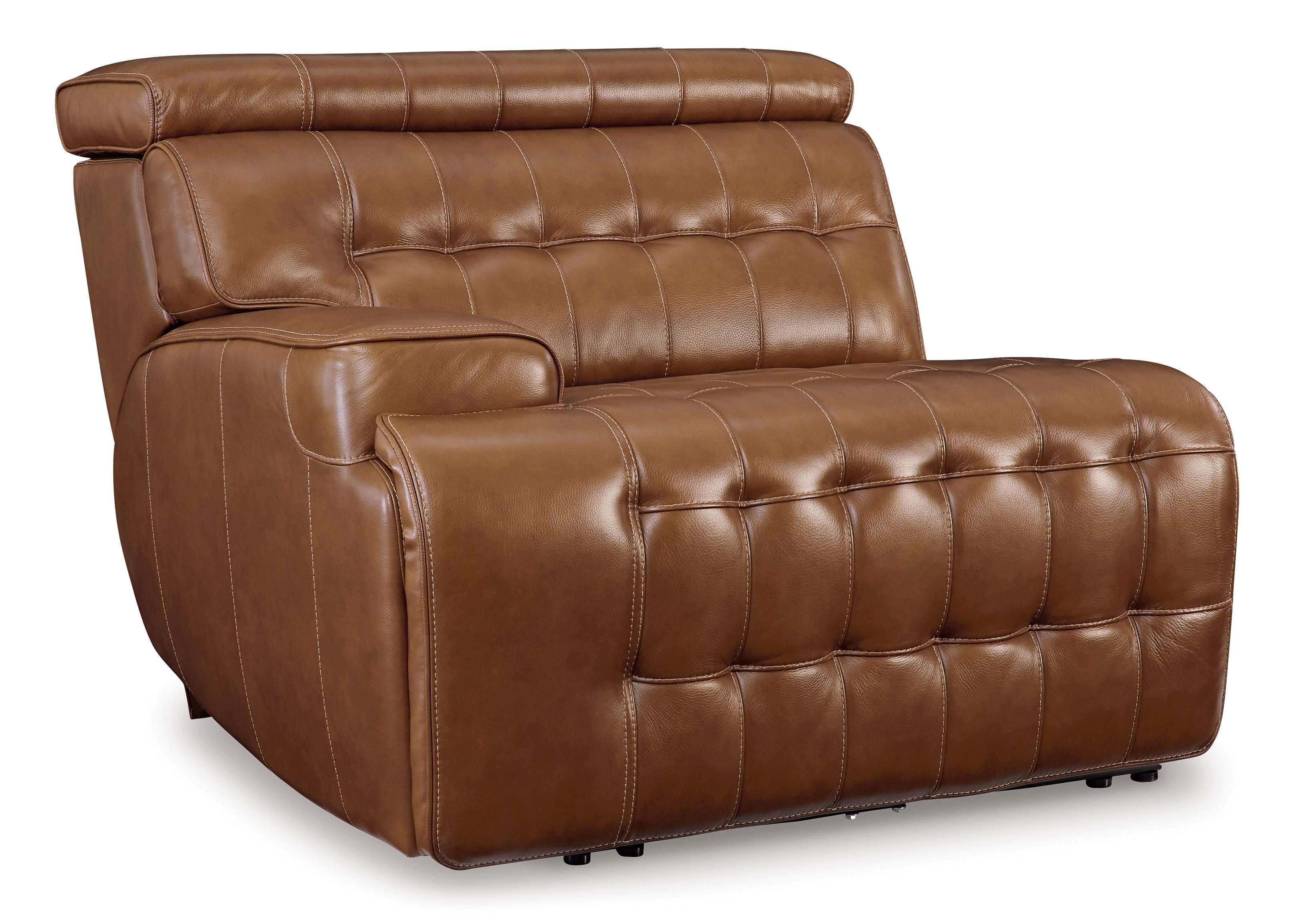 Temmpton Chocolate 3 Pc Power Reclining Sectional Loveseat