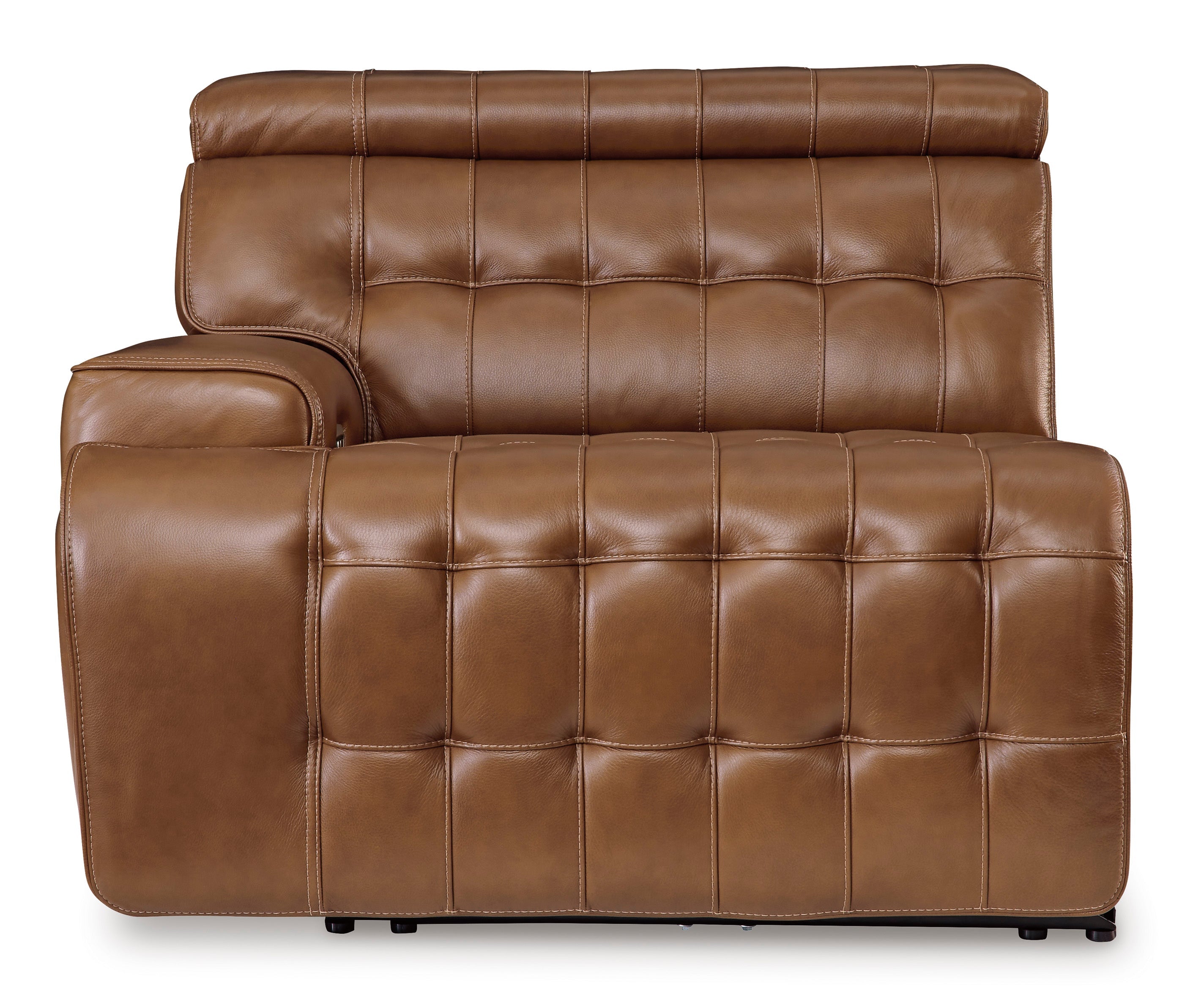 Temmpton Chocolate 3 Pc Power Reclining Sectional Loveseat