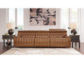Temmpton Chocolate 3-Piece Power Reclining Sectional Sofa