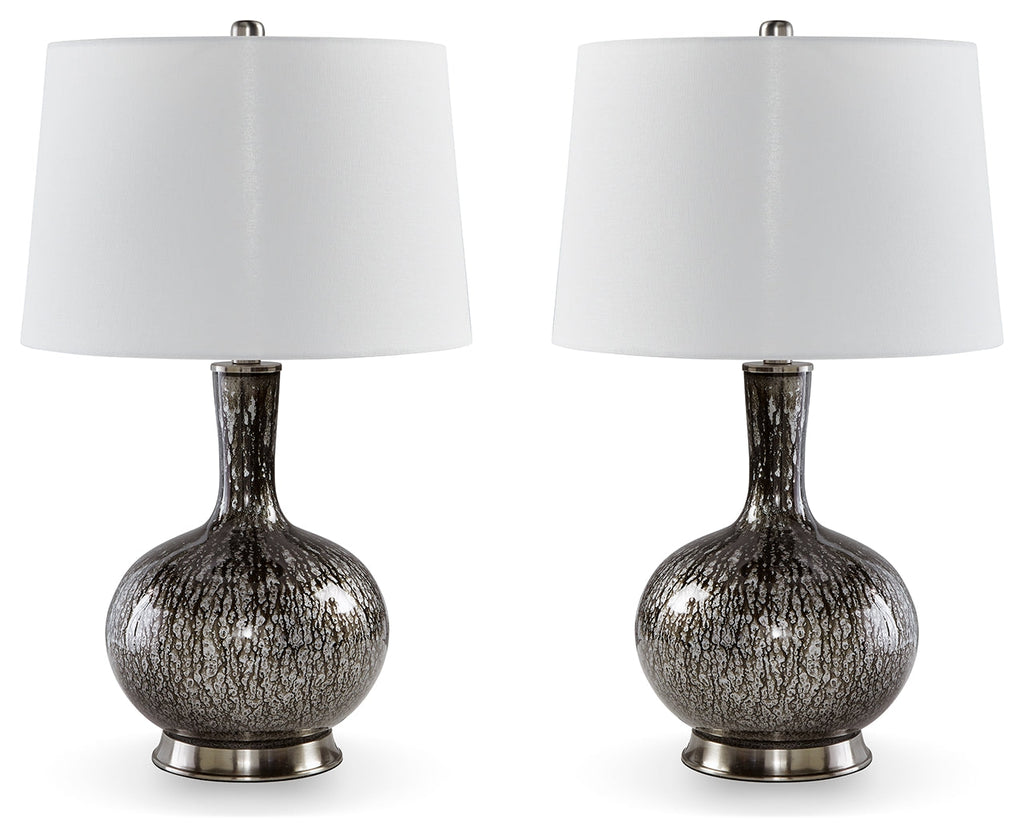 Tenslow Antique Black Table Lamp (Set of 2)