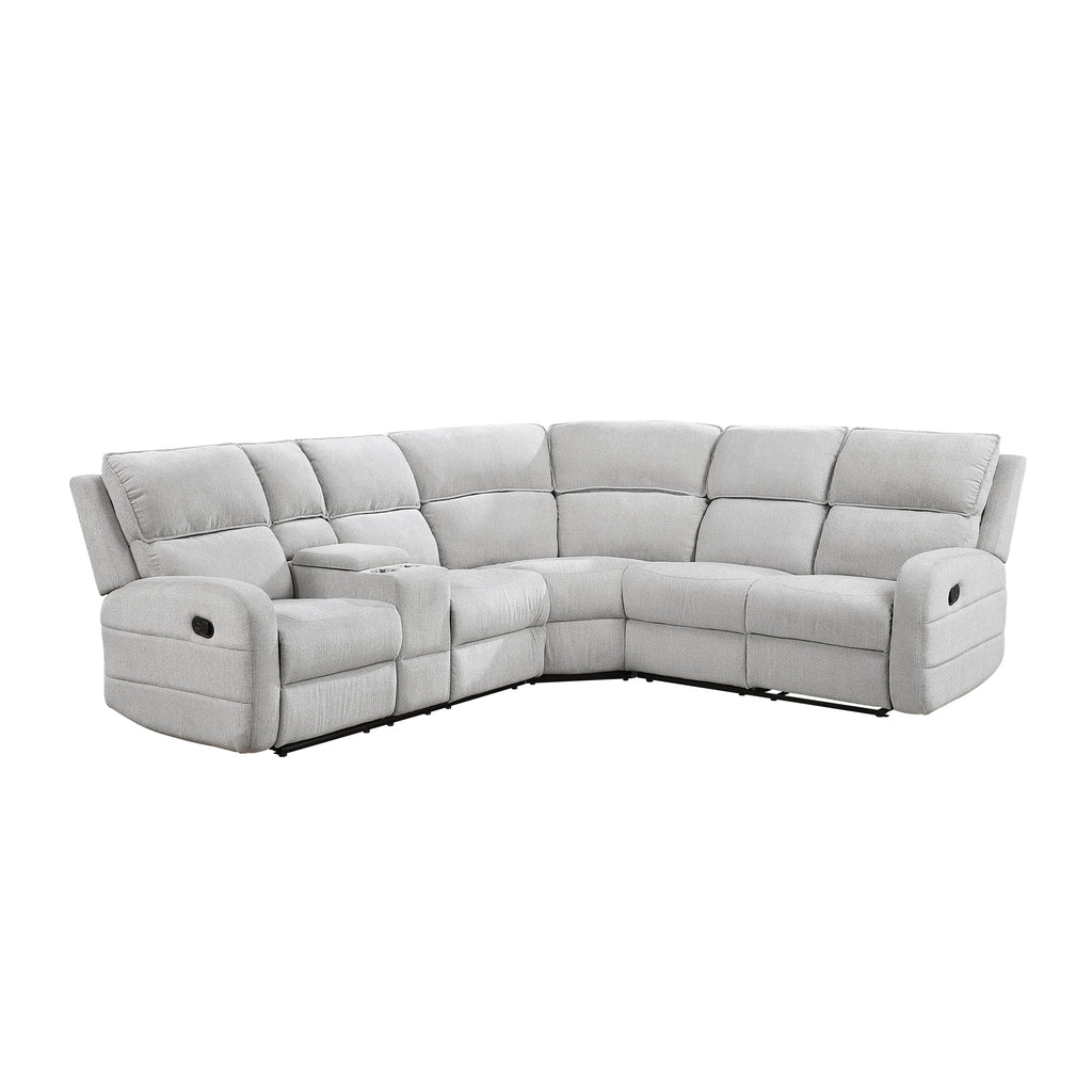 3 Pc Power Reclining Sectional, Black