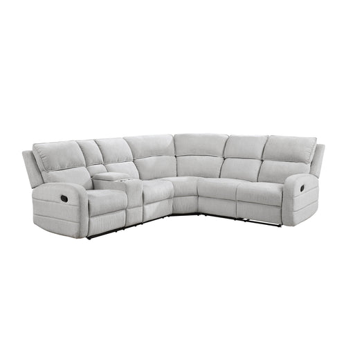 3 Pc Power Reclining Sectional, Black