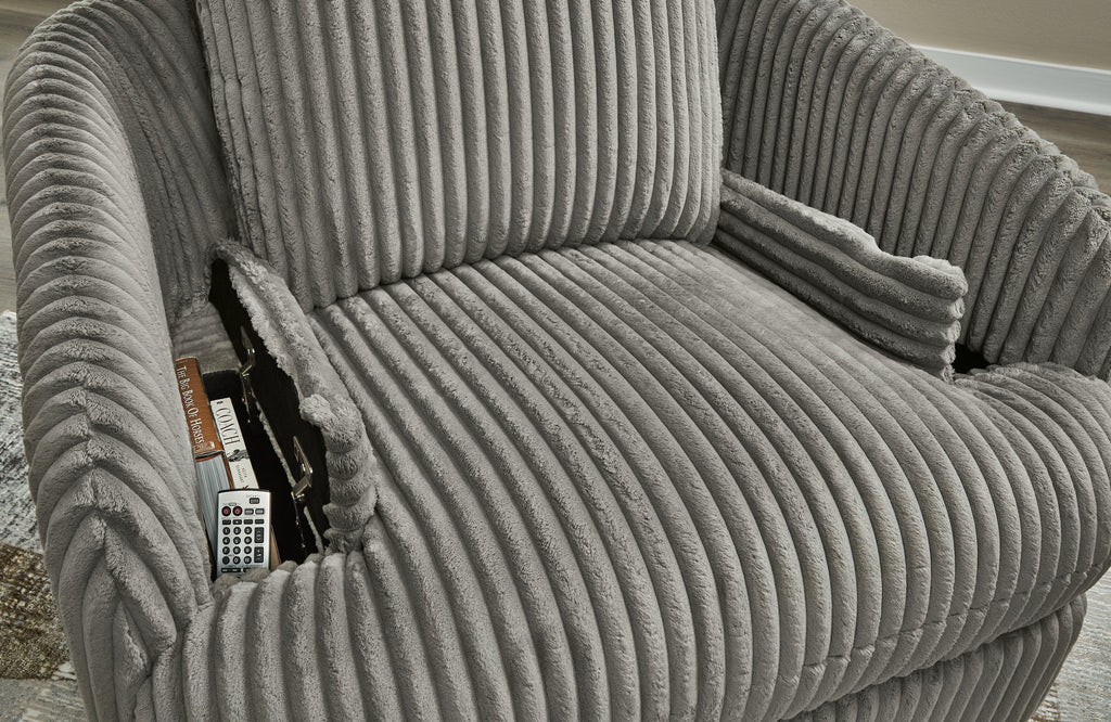 Lindyn Fog Swivel Glider Recliner