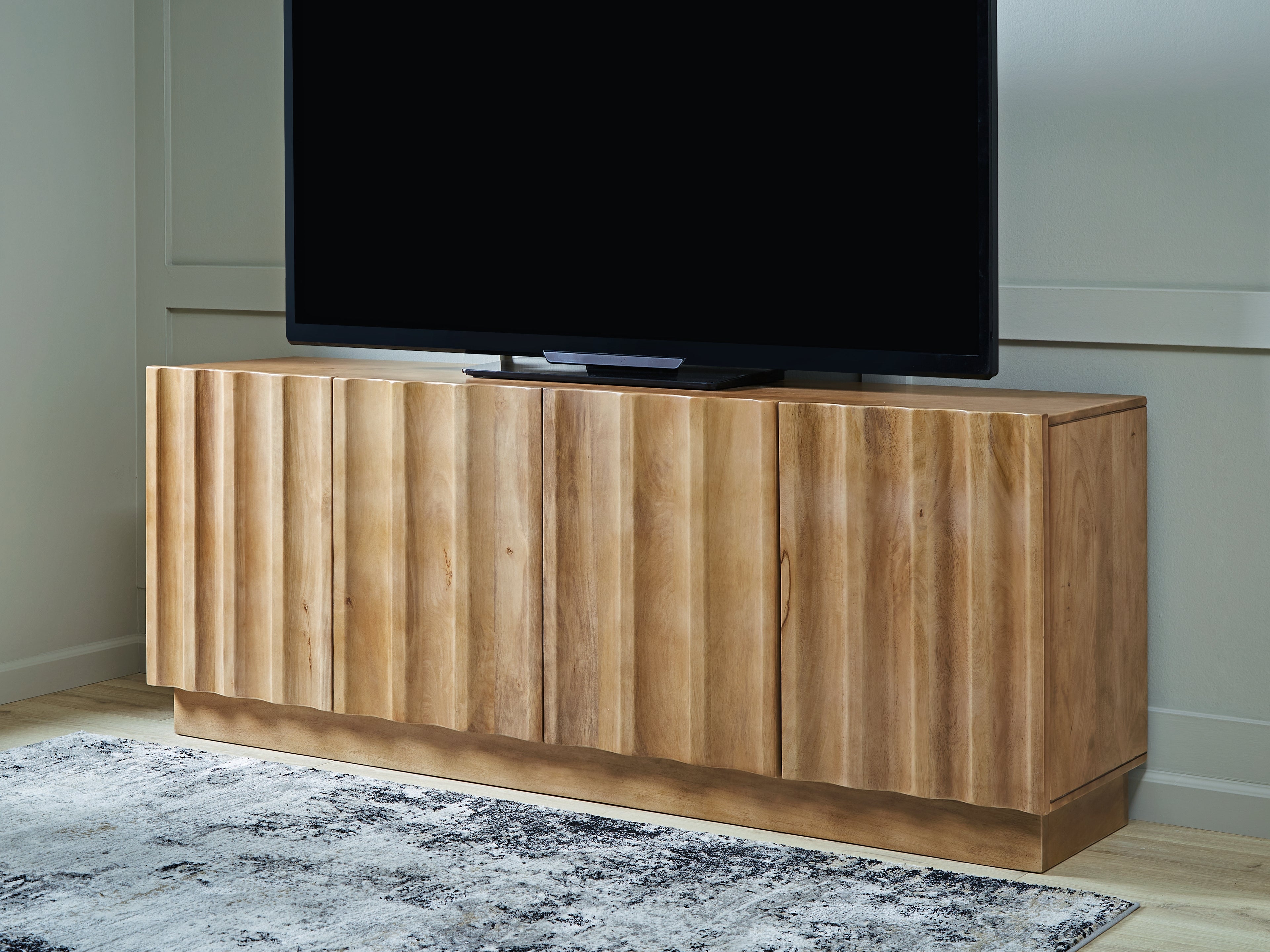 Timkins White Washed Accent Cabinet