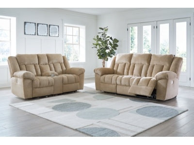 Tip-Off Power Reclining Sofa and Loveseat