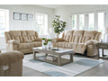 Tip-Off Wheat Power Reclining Sofa, Loveseat and Recliner