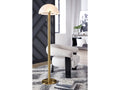 Tobbinsen Brass Finish Floor Lamp