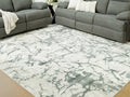 Tobinbury Gray Washable Large Rug
