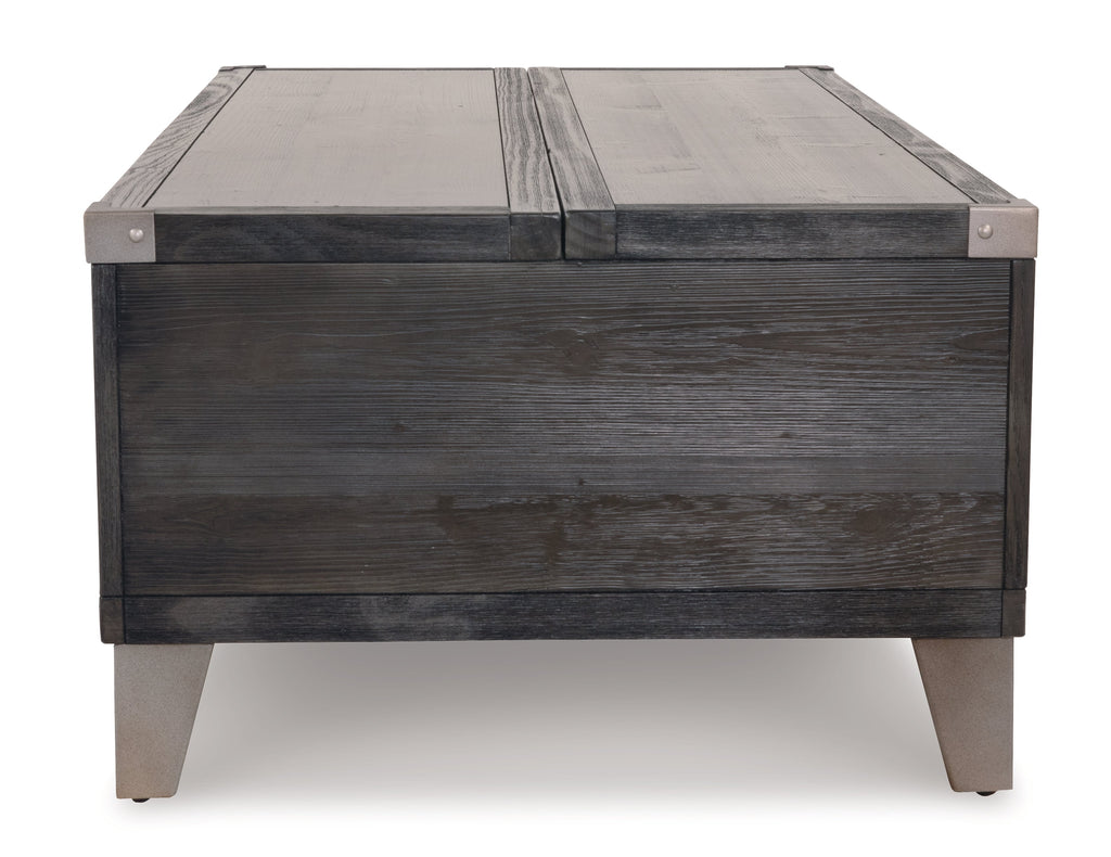 Todoe Dark Gray Lift Top Coffee Table