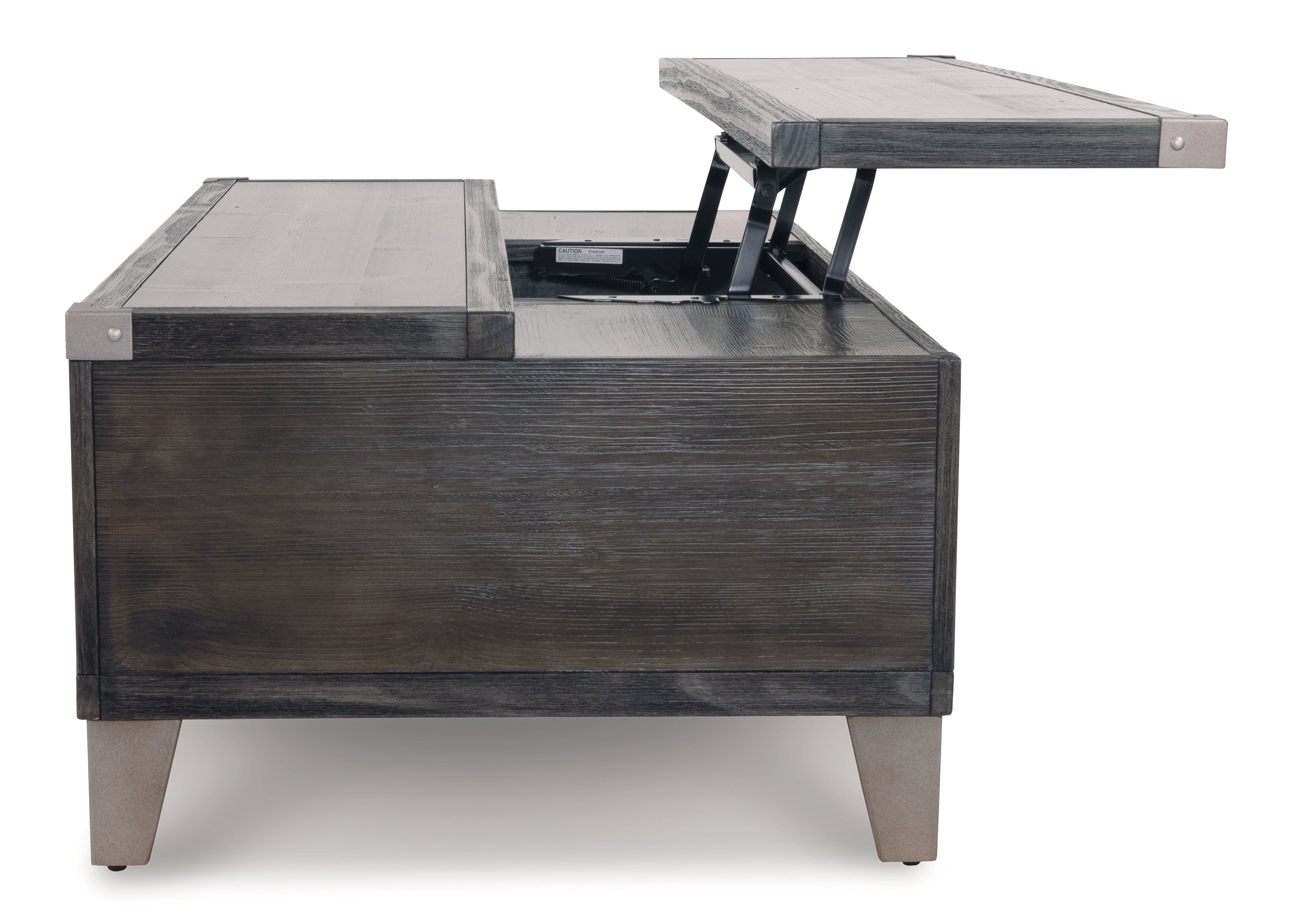 Todoe Dark Gray Lift Top Coffee Table
