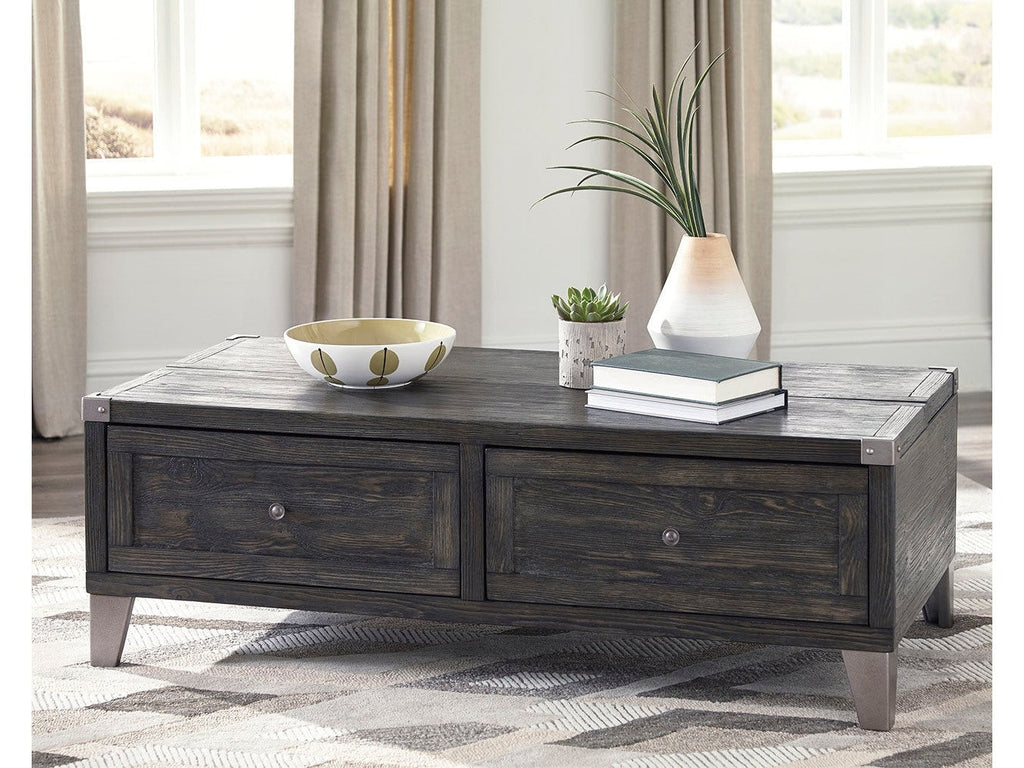 Todoe Dark Gray Lift Top Coffee Table